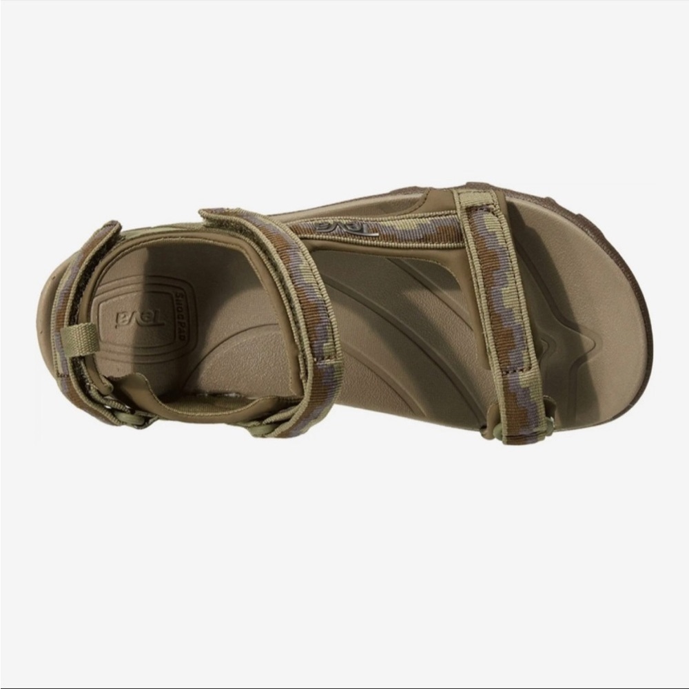 TEVA Tanza Sport Sandal, Steps Dark Olive